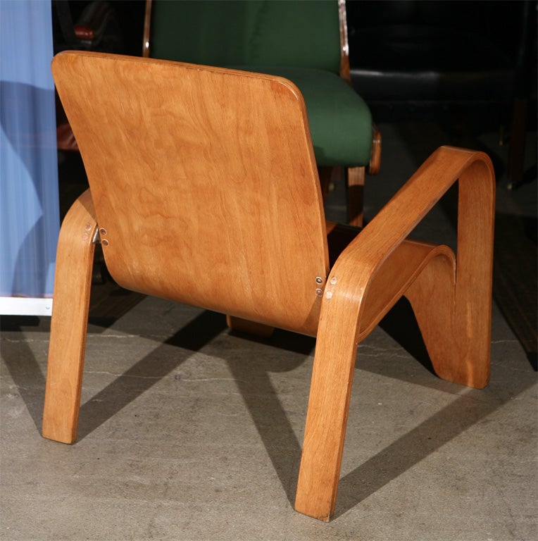 One Bent Plywood Lounge Chair by Hans Pieck 2