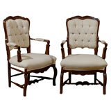 Pair of 19th Century French Provincial Chairs