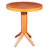 1950's Gueridon Oak Stool