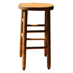 Antique English pub stool