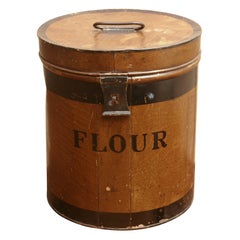 Antique English flour bin