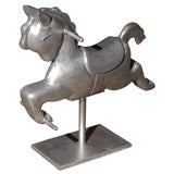 Cast Aluminum park horse ride ornament
