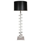 Stacked Lucite Floor Lamp