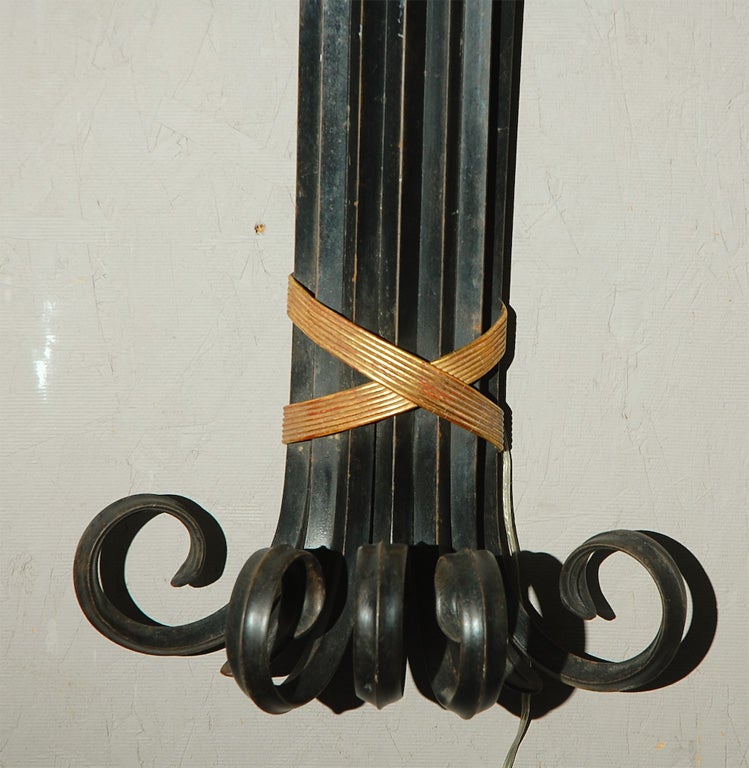 Very Large 1950s Wall Sconce