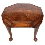 Octagonal Burl Walnut Table C. 1900
s Octagonal Burl Walnut Table C. 1900
s