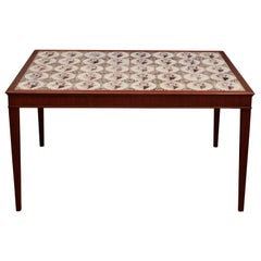 Decorative Tile Cocktail Table by Frits Henningsen