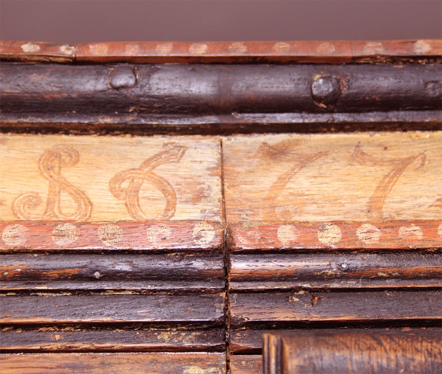 18th Century and Earlier Paint-Decorated French Cabinet