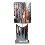 Chrome Table Lamp by Curtis Jere