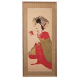 Japanese 19th century painting.