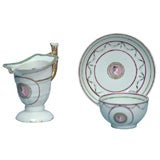 Chinese Export Classical Design Cup, Saucer and Creamer