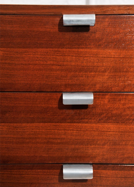 George Nelson walnut dresser with J pulls 3