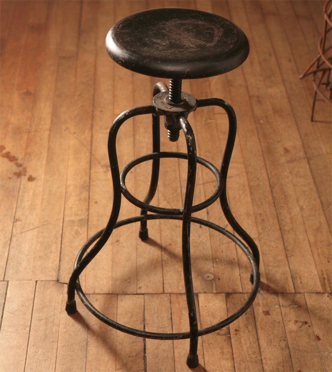 Metal Adjustable Stool