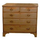 Antique 19th Century Painted English Chest