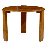 Art Deco Side Table with Flower Petal Inlay