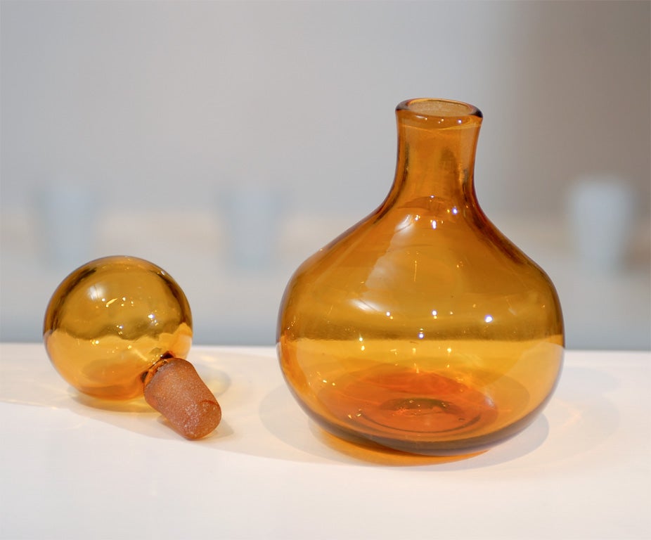 American Amber Glass Jar
