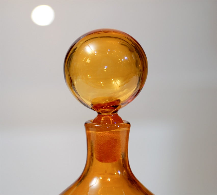 Amber Glass Jar 2