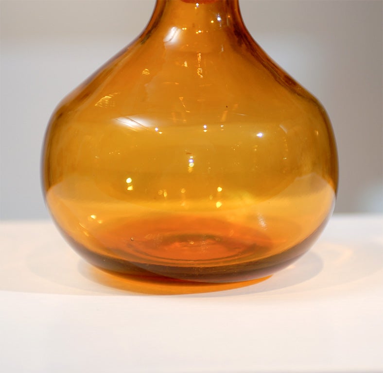 Amber Glass Jar 4