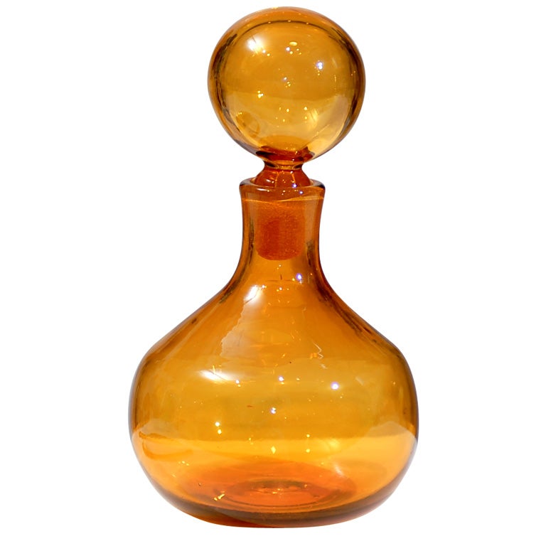 Amber Glass Jar