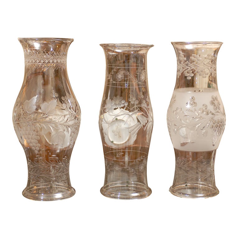 American Crystal Hurricane Globe For Sale