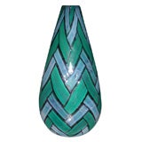1957 Murano Glass Vase by Barovier for Toso