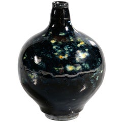 Maurice Gensoli - A Small 1930's Round Stoneware Vase