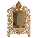 Beautifully Cast  Brass Table or Wall Mirror