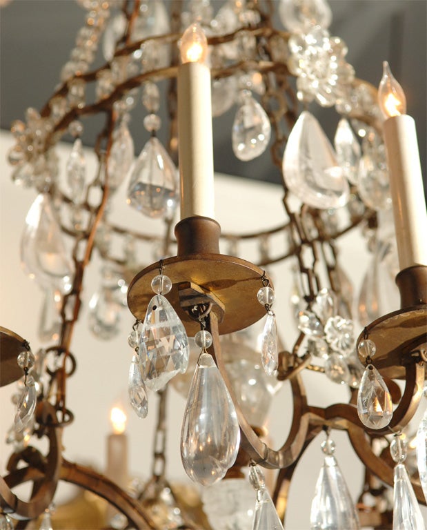 Charles J. Winston & Co. Rock Crystal Chandelier 1