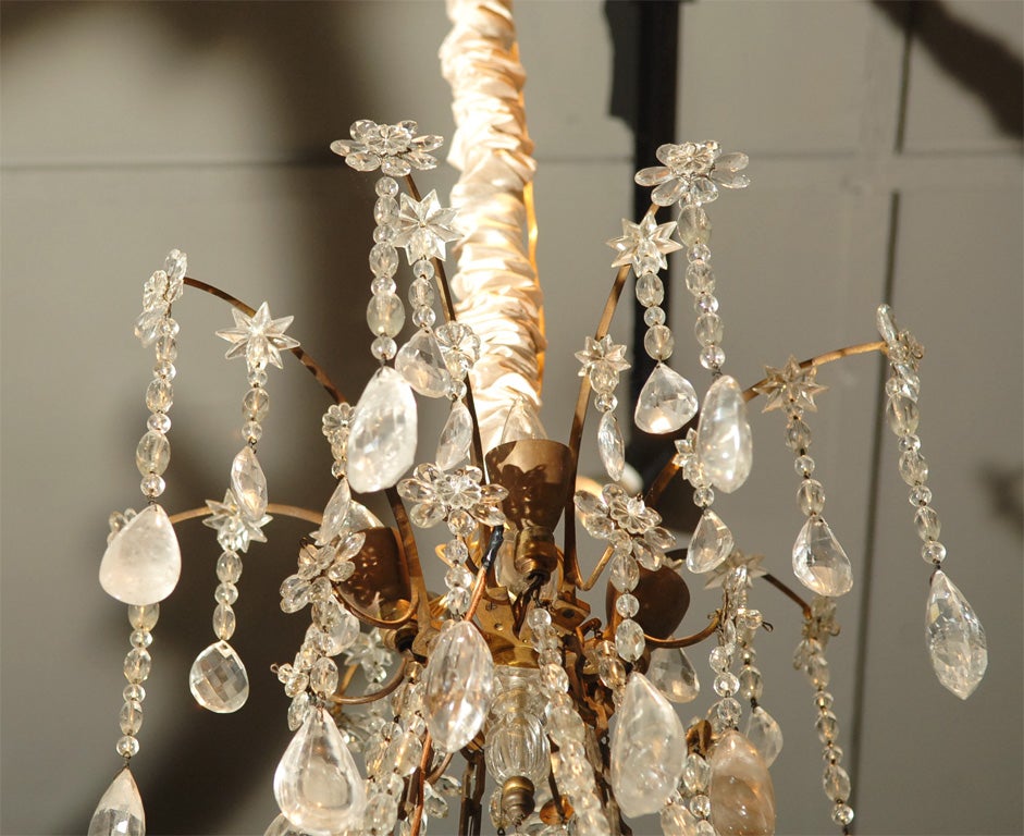 Charles J. Winston & Co. Rock Crystal Chandelier 2