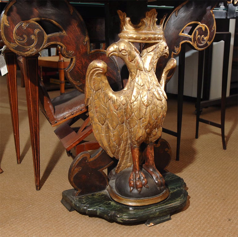 Wood Baroque Style Figural Console Tables