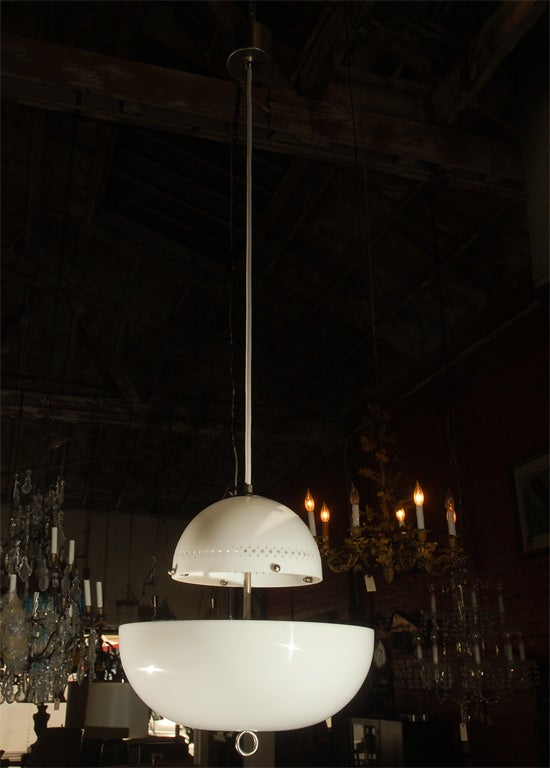 Late 20th Century 1970s Danish Chandelier For Sale