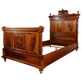 Antique Pair French Louis XVI style twin beds