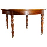 Antique Period Louis Philippe folding dining table