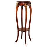 Louis XV style mahogany 2-tier plantstand