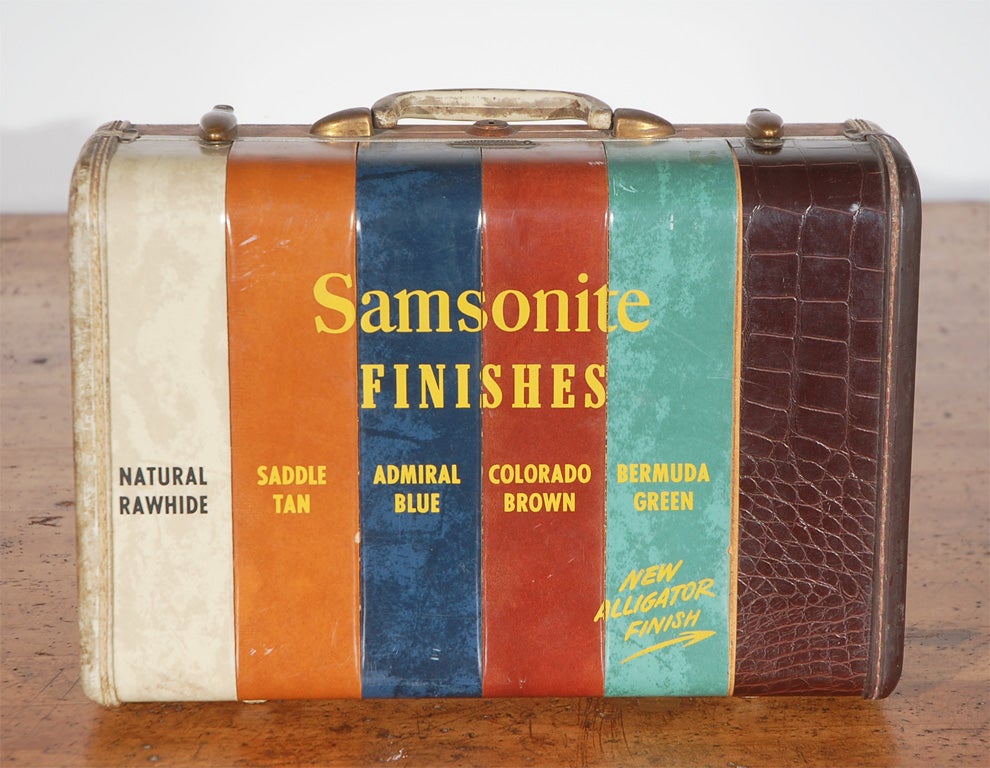 Samsonite Suitcase Salesman Sample at 1stdibs