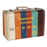 Samsonite Suitcase Salesman Sample