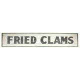 Used Fried Clams sign found on Cape Cod