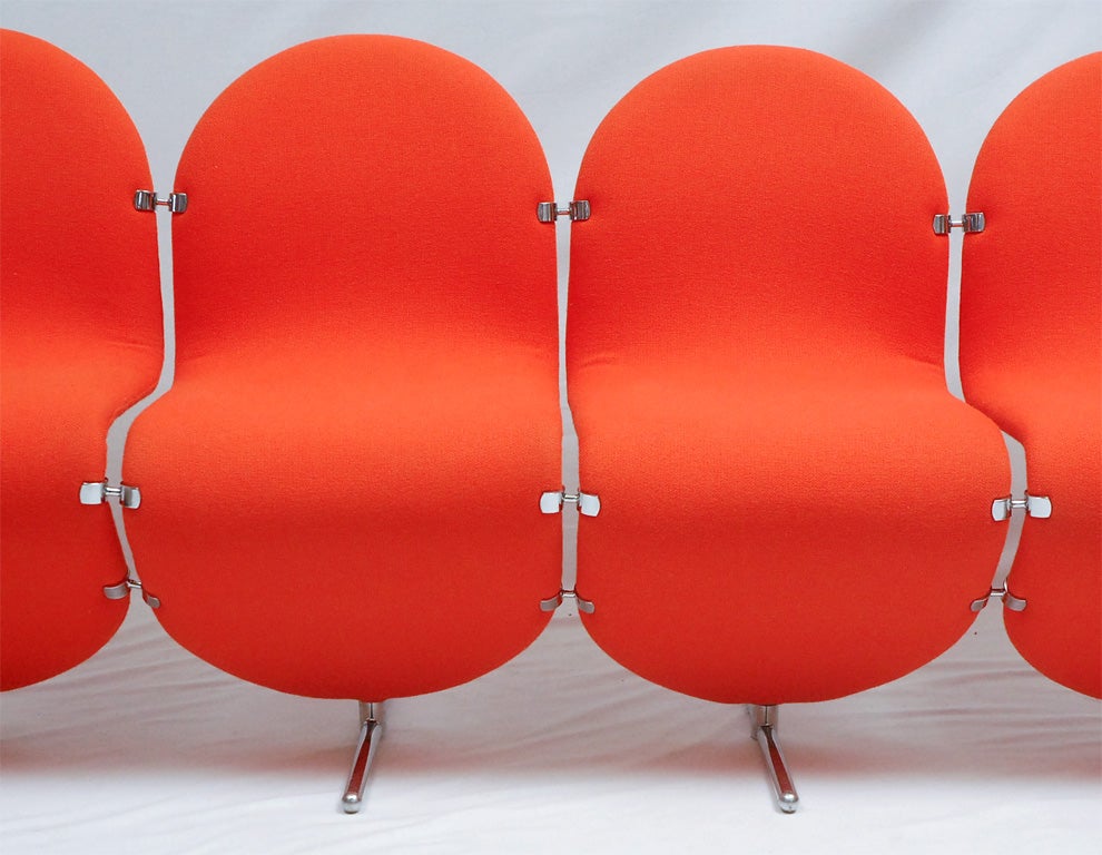Verner Panton System 1-2-3 Bench