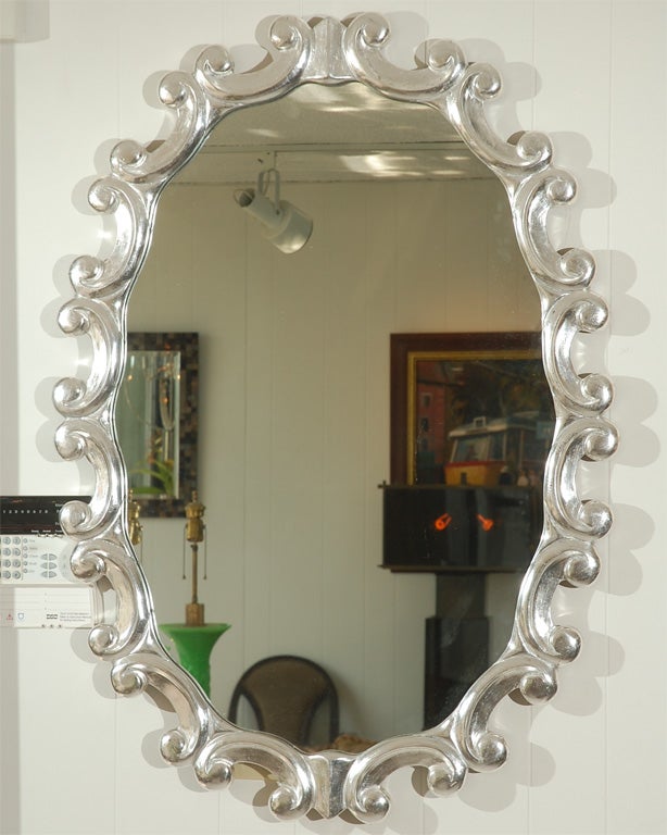 Italian Wood Carved Mirror