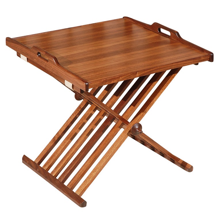 "Edward" Folding Tray SideTable By LawsonFenning For Sale at 1stdibs