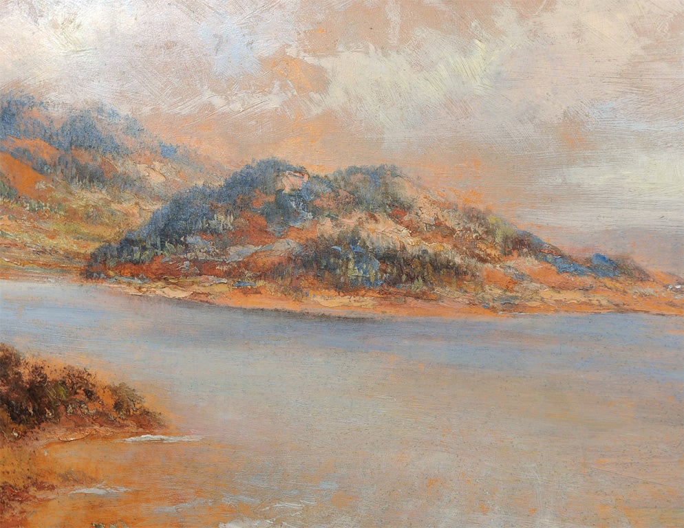 Gold Leaf Charles Harmon Oil on Canvas.