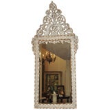 Antique Late 19th Century Moroccan Inlaid mirror