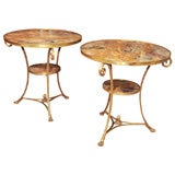 Pair of Turn of the Century Parisian Gueridons