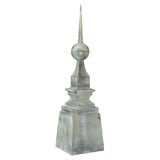 20th Century Monumental French Galvanized Finial