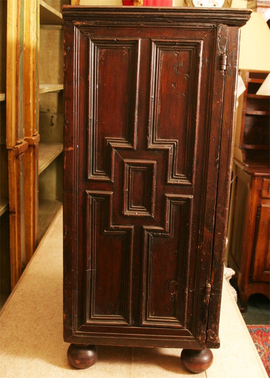 A Flemish Walnut Collector Cabinet With Doors 5