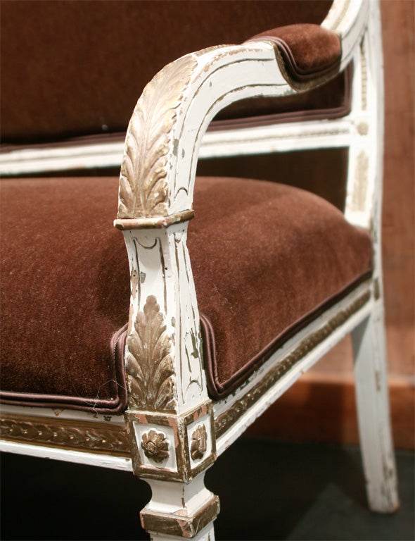 Antique French Settee at 1stdibs