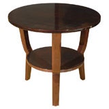 Art Deco walnut table
