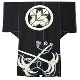 Japanese Kimono Shaped Futon Cover with Anchors