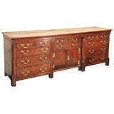 Antique Very large Oak Staffordshire Dresser Base