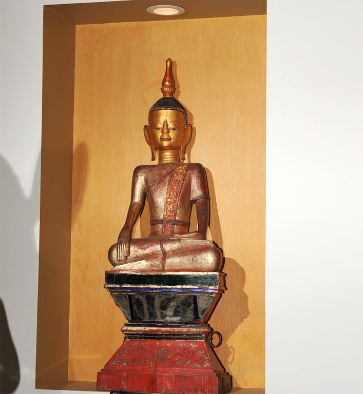 Buddha Lanna Style Statue, circa 1800 (ref# A6a)