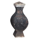 Han Dynasty Black Pottery Vase